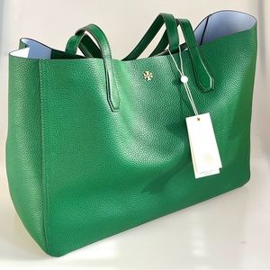 Tory Burch Blake Tote in Emerald Stone